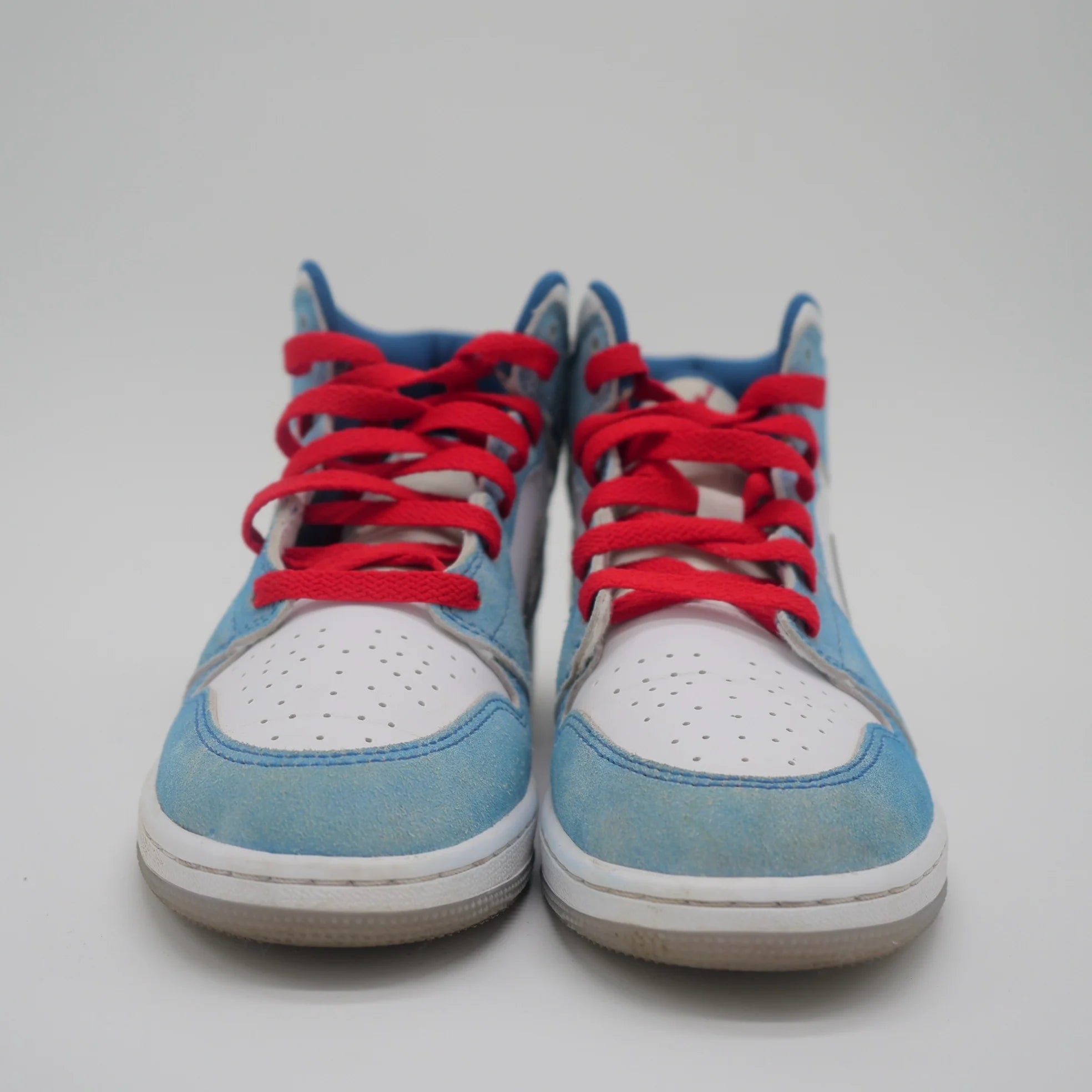 Nike Air Jordan 1 Mid French Blue Fire Red - 37 1/2