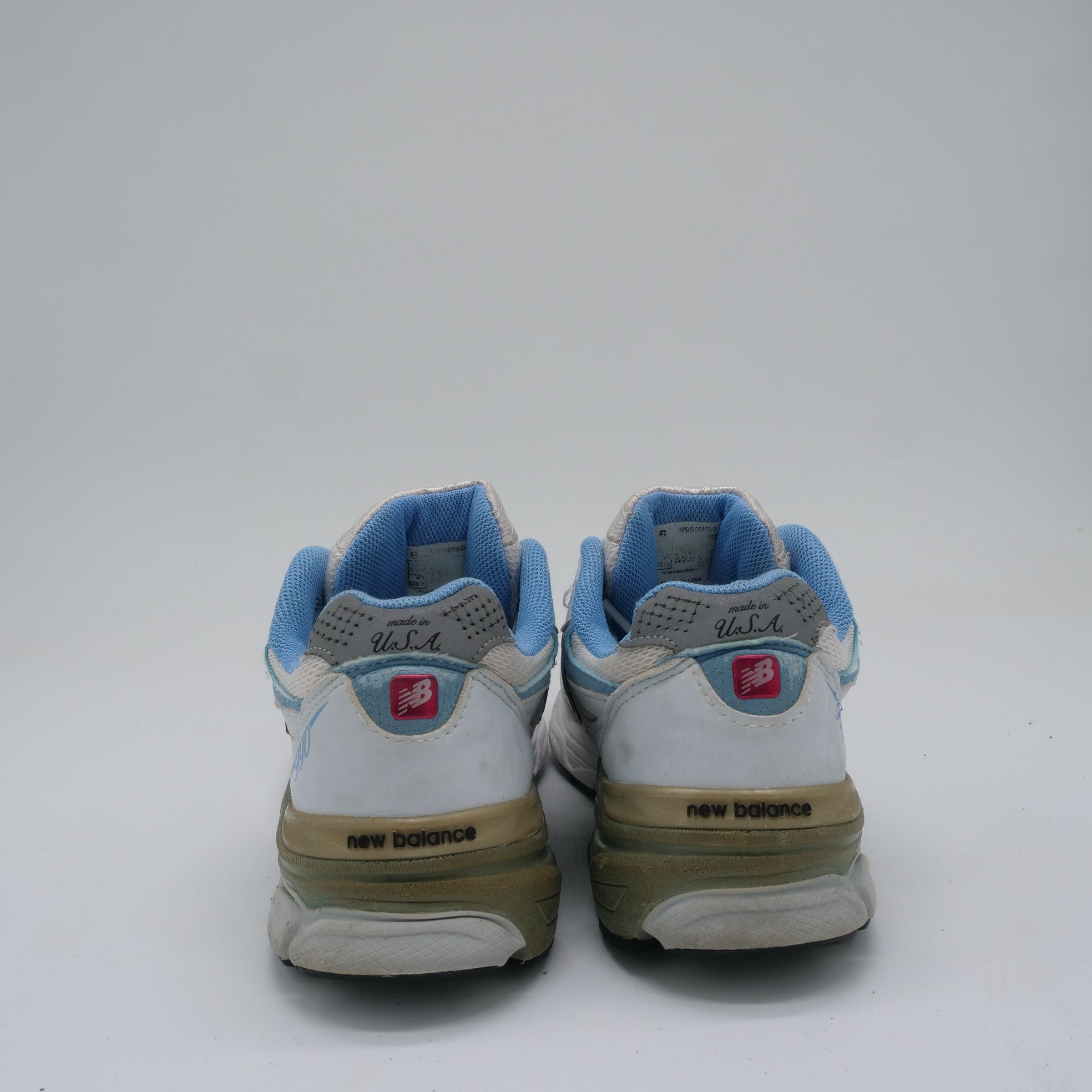 New Balance 990v3 White Baby Blue - EU 36