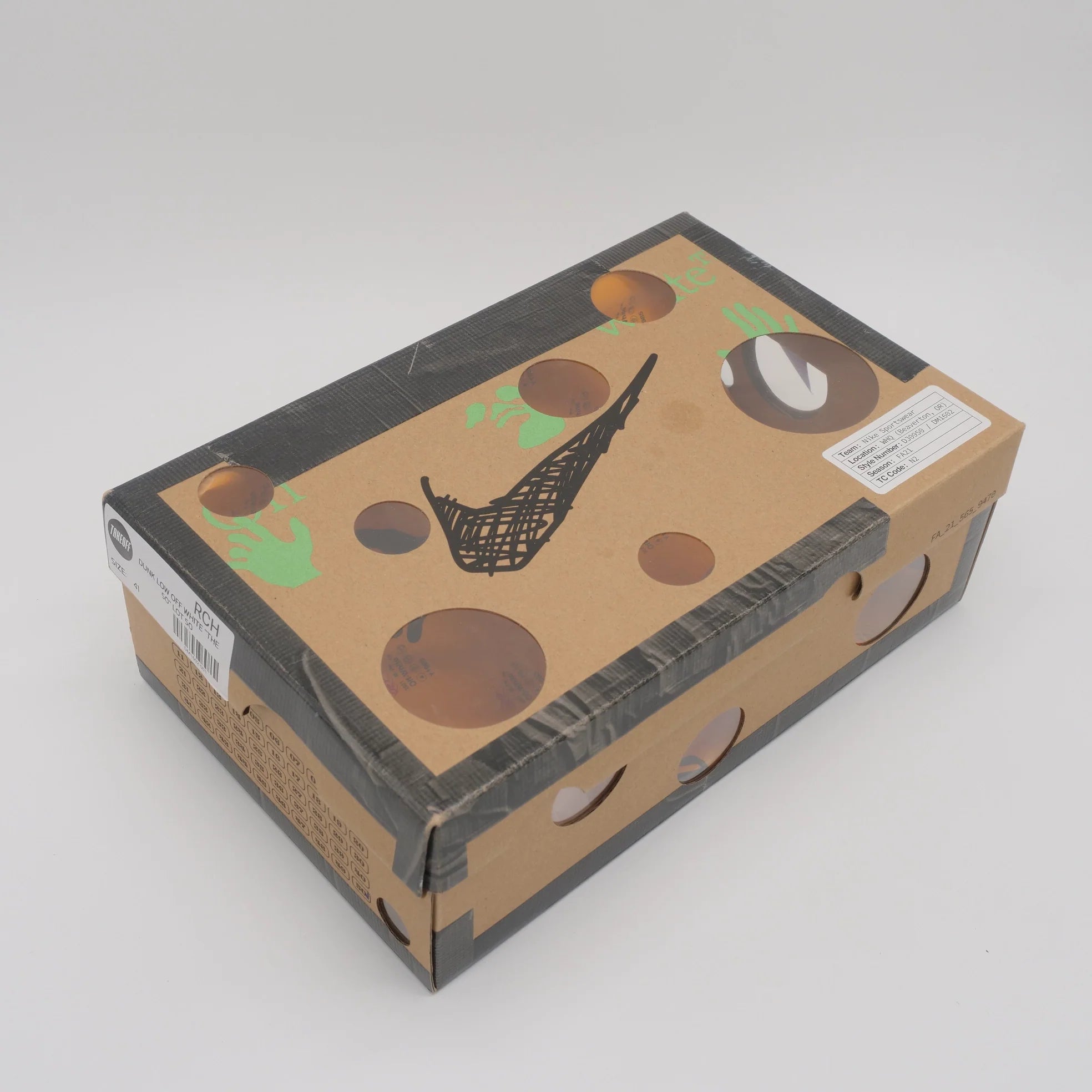 Nike Dunk Low x Off White Lot 50 - EU 41