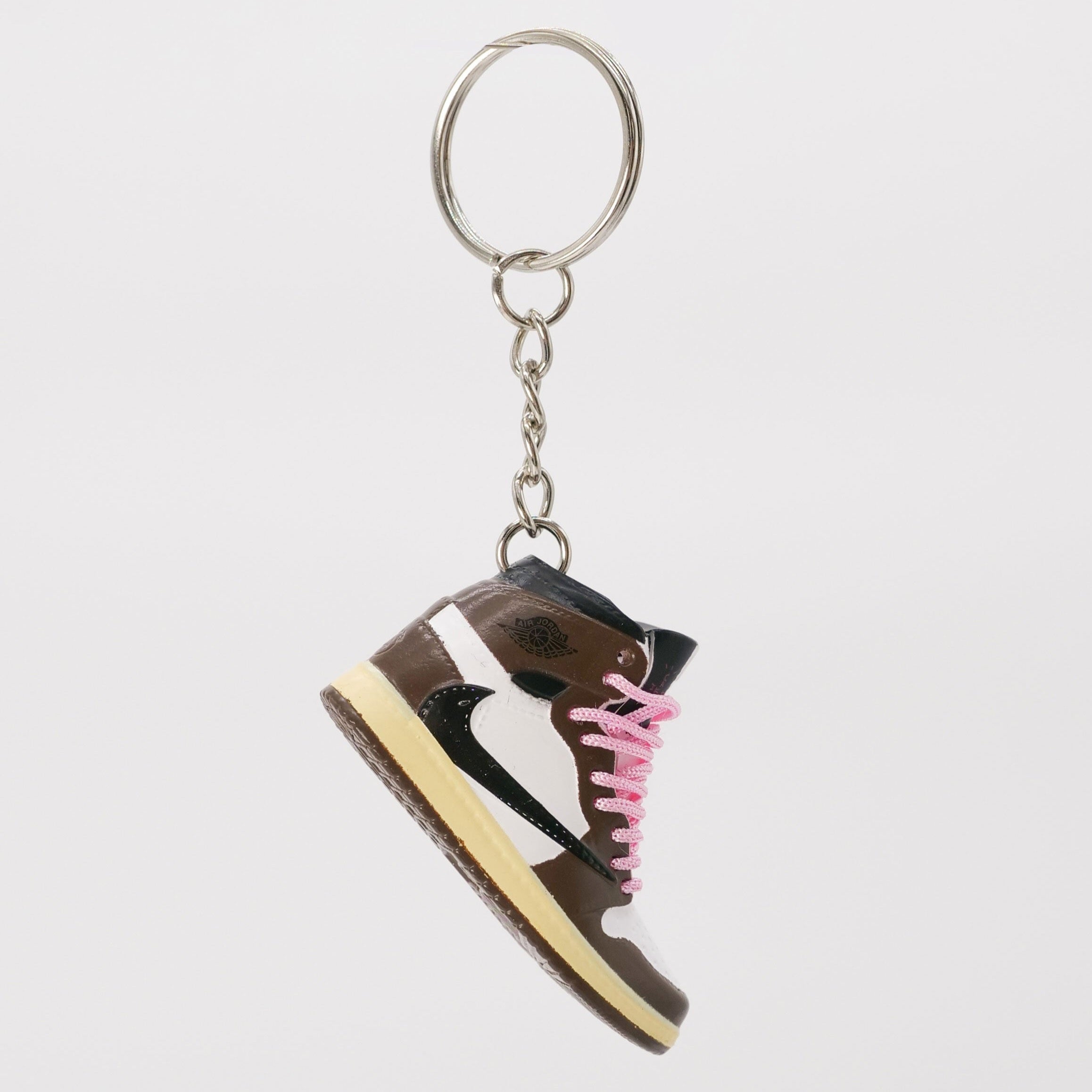 Portes-clés - Nike Jordan 1 Travis Scott Mocha (pink laced)