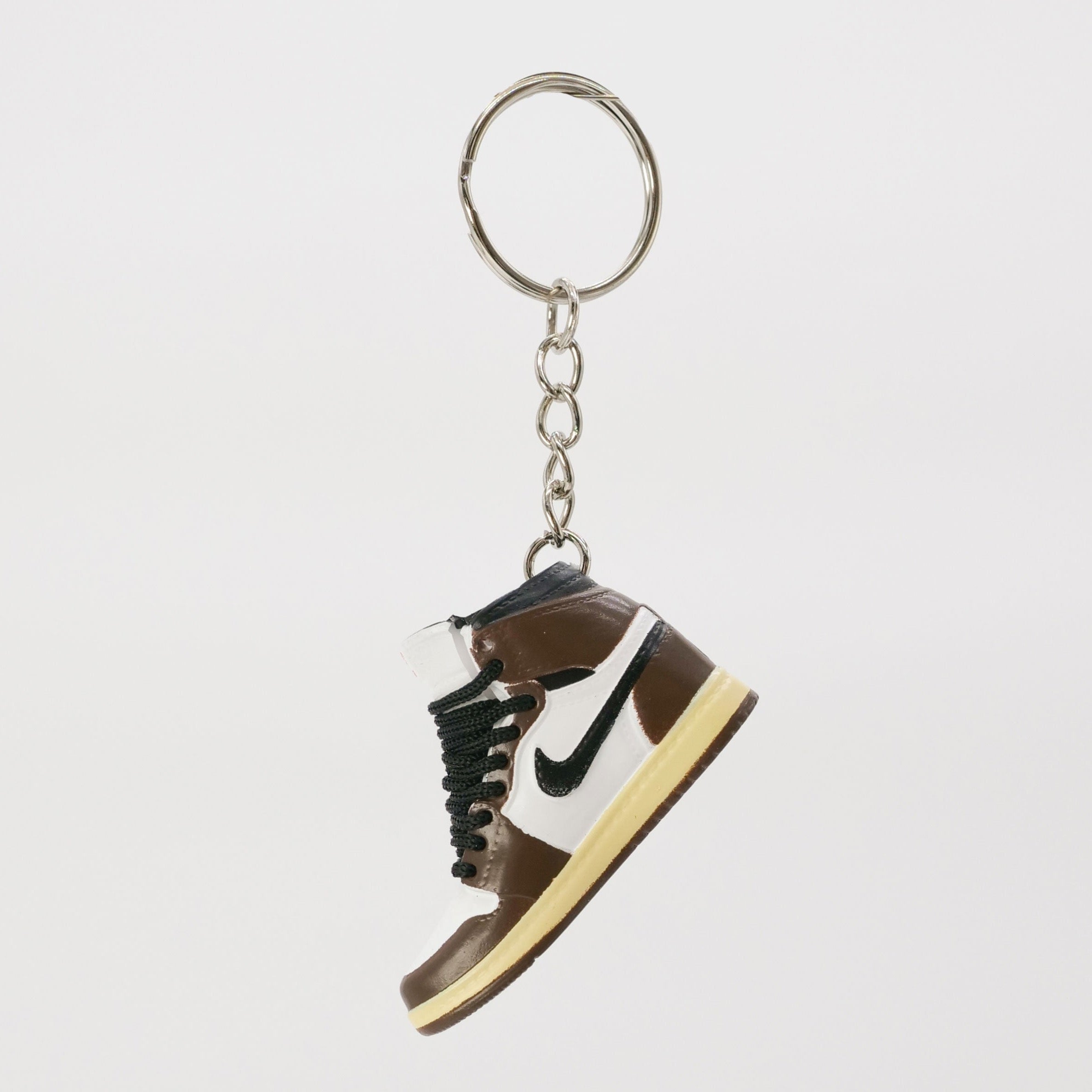 Sneaker keychain - Nike Air Jordan 1 x Travis Scott Mocha (brown laced)