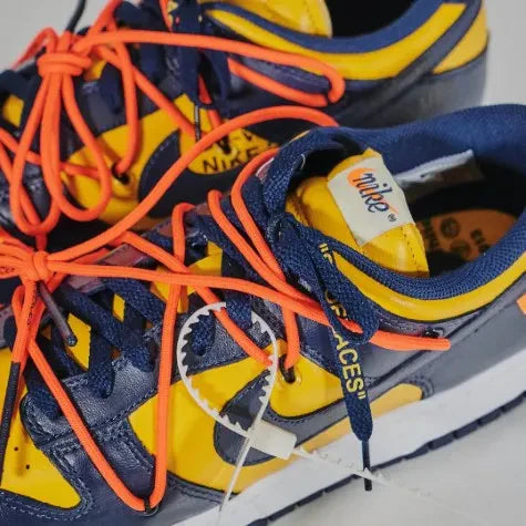 Nike Dunk Low Off-White University Gold - Michigan - CT0856-700