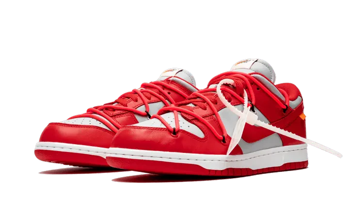 Dunk Low Off-White University Red - CT0856-600