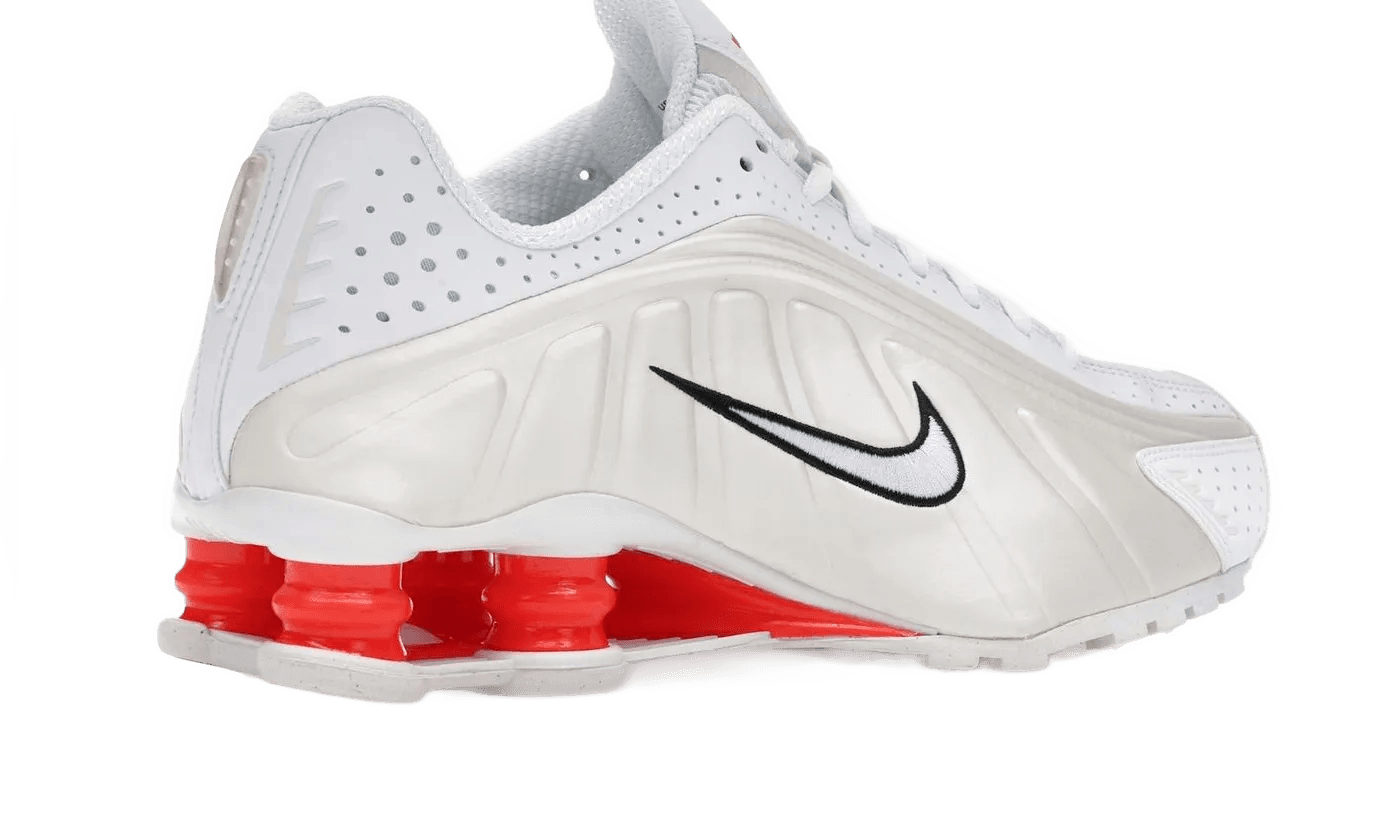 Nike Shox R4 White Phantom Picante Red - AR3565-103