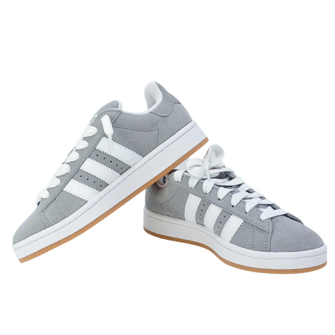 Adidas Campus 00s Grey/White Junior with extra laces