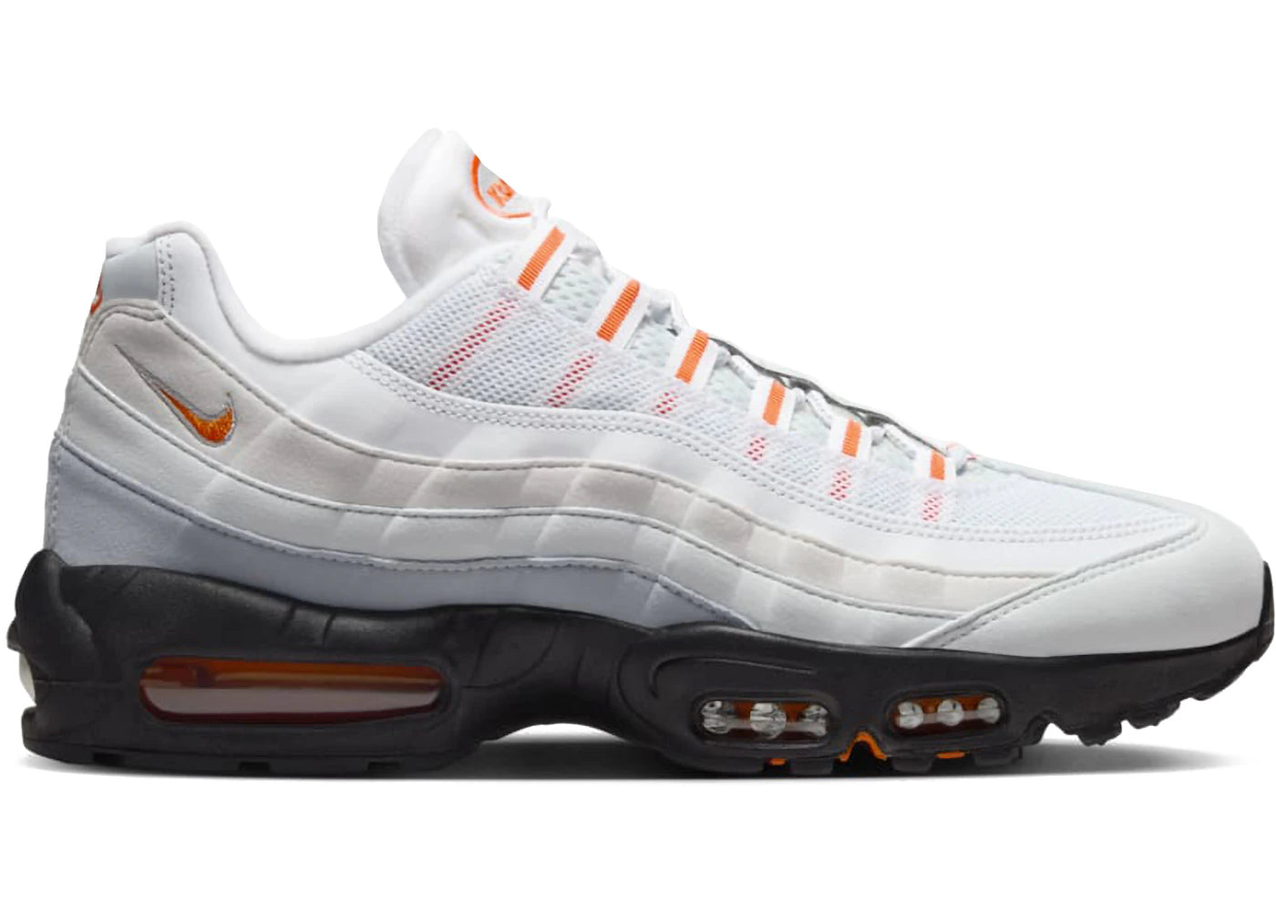 Nike Air Max 95 Wolf Grey Safety Orange Pure Platinum - HM0622-002