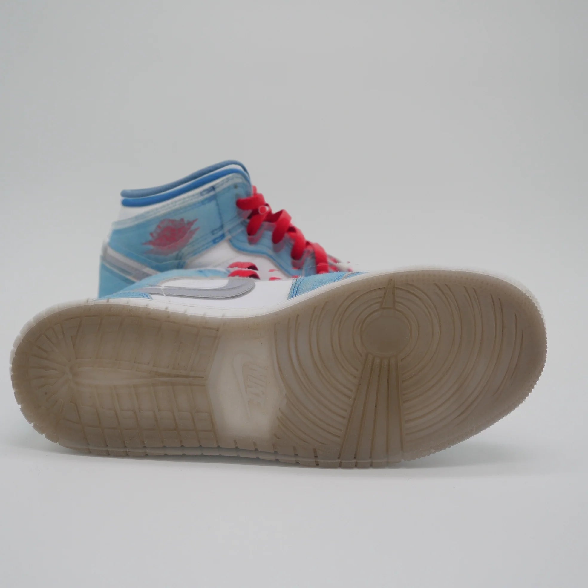 Nike Air Jordan 1 Mid French Blue Fire Red - 37 1/2