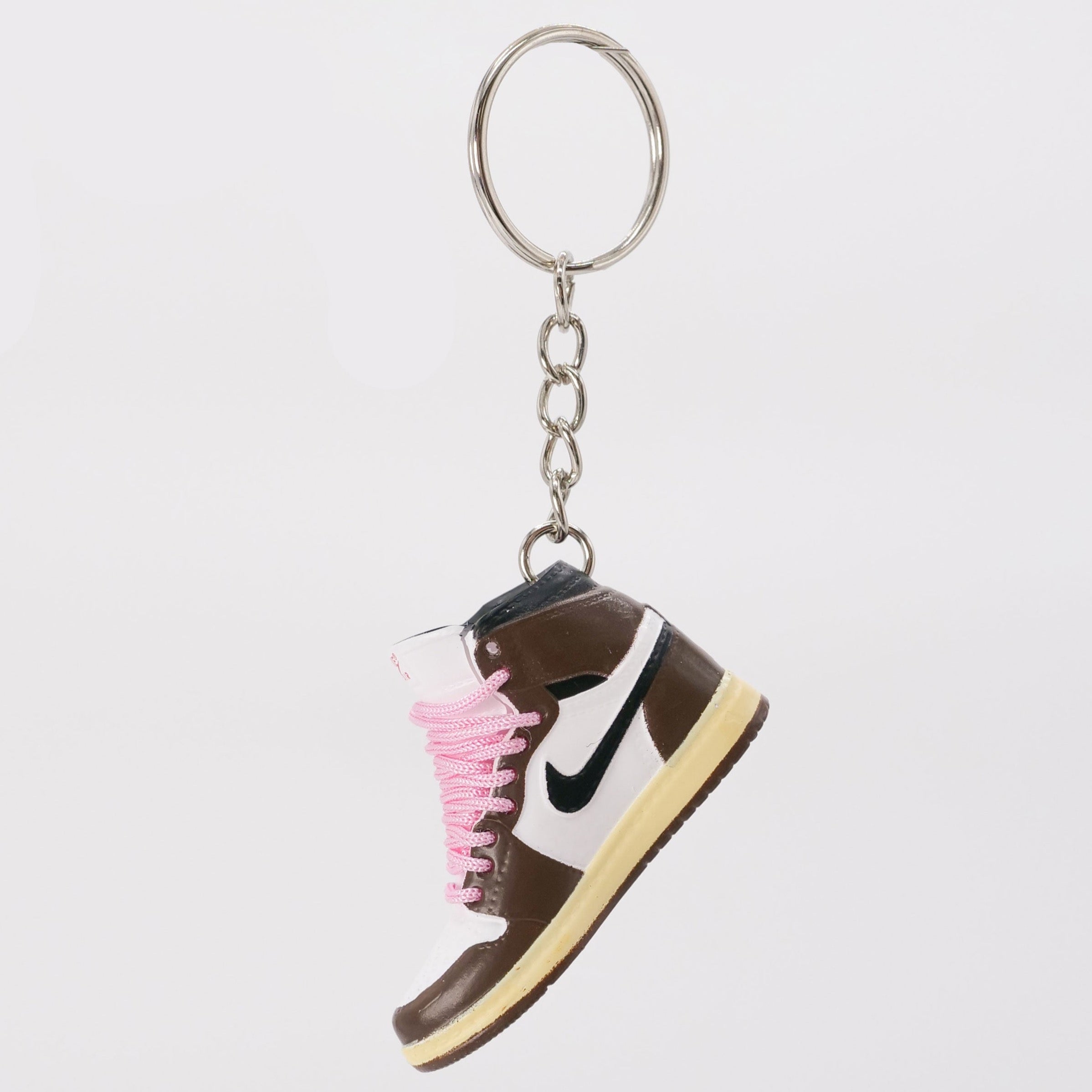 Portes-clés - Nike Jordan 1 Travis Scott Mocha (pink laced)