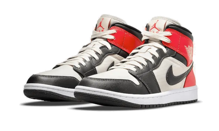 Nike Air Jordan 1 Mid Light Orewood Brown - DQ6078-100