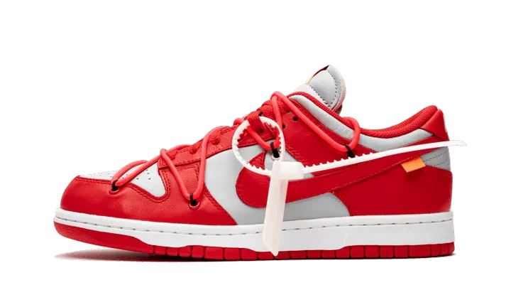 Dunk Low Off-White  University Red - CT0856-600