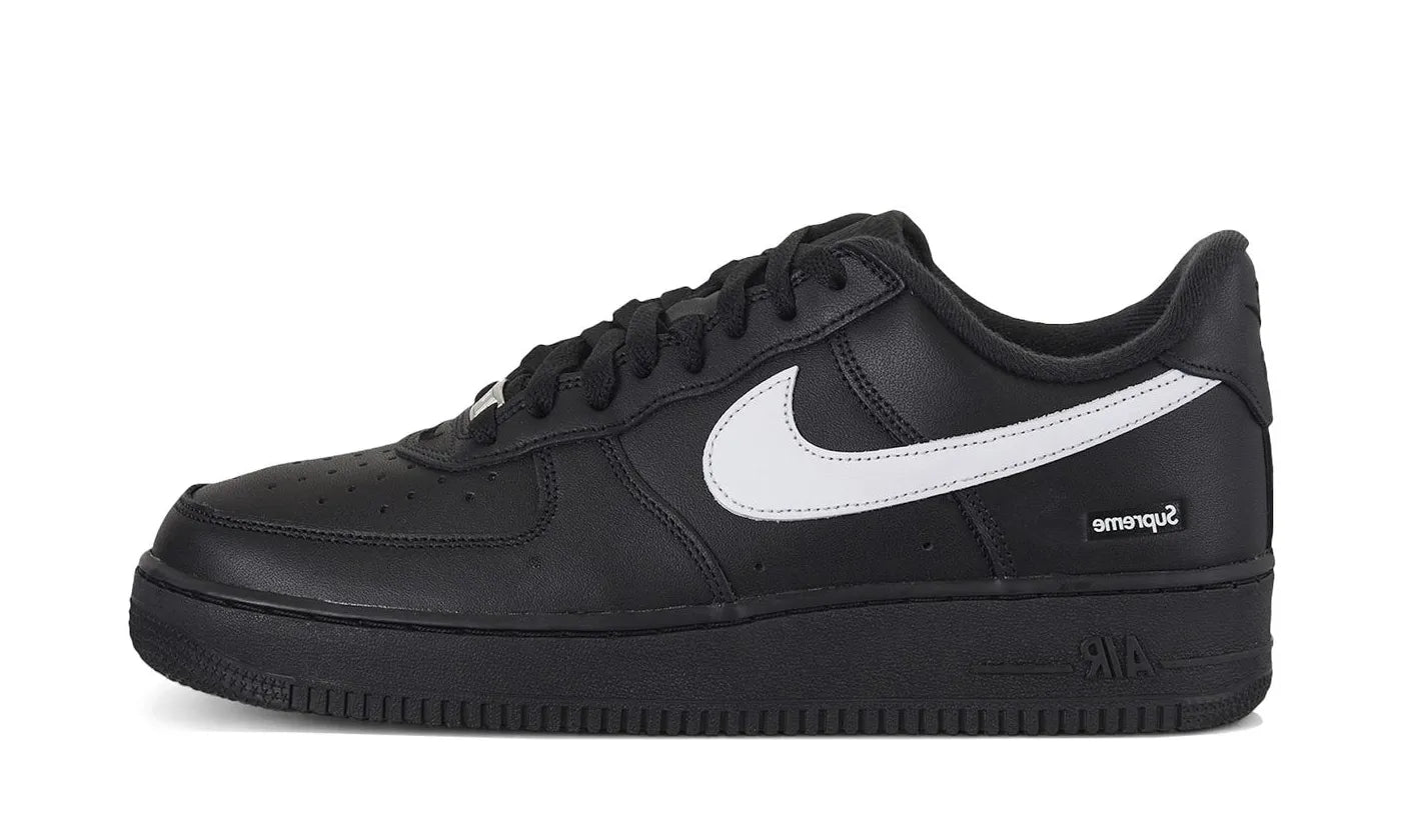 Nike Air Force 1 Low Supreme Black White - CU9225-002